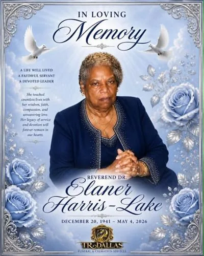 Reverend Dr. Elaner Harris Lake